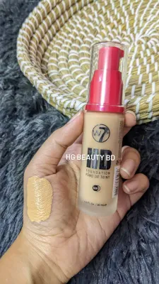 W7 HD Foundation 12 Hours – Creme Brulee